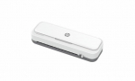 HP ONELAM 400 A4 laminaator, kuum/k&uuml;lm, integreeritud trimmer, nurga&uuml;mardaja, kiirus 40 cm/min + 15 kilekotti: 3xA4, 4xA5, 4xA6, 4xB-CARD, valge