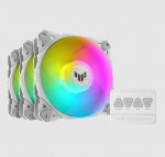 ASUS TUF GAMING TF120 ARGB WHITE EDITION 3IN1 &otilde;hujahuti 12 cm 3 tk