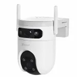 EZVIZ H9c kahekordne 3K kuppelkaamera IP-turvakaamera v&auml;listingimustes kasutamiseks, 2880 x 1620 pikslit, lakke/seinale/postile paigaldatav