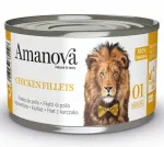 Amanova Cat Chicken Fillets w bulionie puszka 70g