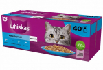 WHISKAS Kala lemmikud tarretises - m&auml;rg kassitoit - 40x85 g