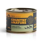 COUNTRY&NATURE Turkey with broccoli Mono - wet dog food - 410g
