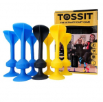 Gra w rzutki z silikonowymi przyssawkami TOSSIT Zestaw Startowy, niebieski i ż&oacute;łty