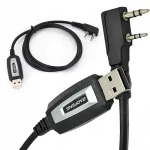 Baofeng USB-kaabel UV-5R 82 888S UV-S9 PLUS UV-13 16 17 21 raadiote programmeerimiseks K-t&uuml;&uuml;pi pistikuga