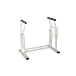 Verstellbarer Toilettensitz mit Platz f&uuml;r Zeitung wei&szlig;
