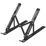 SAVIO PB-05 Office stand for laptop and tablet, black, aluminium