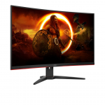 AOC G2 C32G2ZE/BK arvutimonitor 80 cm (31,5") 1920 x 1080 pikslit Full HD LED Must, Punane