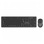 Savio KB-03 klaviatuur, hiir kaasas, kodu/kontor, USB, QWERTY, USA inglise keel, must
