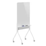 Ergo Office mobiilne kuivkustutustahvel, vertikaalse paigutusega, valge, &uuml;hepoolne, riiuliga, tahvli m&otilde;&otilde;tmed 1190x790 mm, ER-305