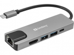 Sandberg 336-99 USB-C 5in1 Travel Dock Saver