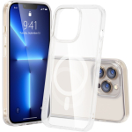 Nevox StyleShell SHOCKFlex (transparent, iPhone 16 Pro, compatible with MagSafe)