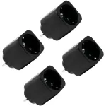 Shelly Plug M Gen3 Black 4-Pack Smart Plug