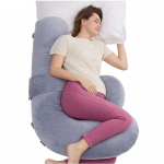 Momcozy PP007 Pregnancy pillow F-shaped Gray