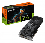 GIGABYTE GeForce RTX 5070 WINDFORCE OC SFF 12G graafikakaart - 12GB GDDR7, 192bit, PCI-E 5.0, 2542 MHz tuumakell, 3 x DP 2.1a, 1 x HDMI 2.1b, NVIDIA DLSS 4, GV-N5070WF3OC-12GD