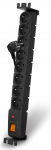 HSK DATA acar S8 FA RACK Black 8 AC outlet(s) 230 V 3 m