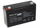 Green Cell AGM aku 6V 12Ah 12.000 mAh suletud pliiaku (VRLA)