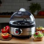 GreenBlue automaatne munakeetja, v&otilde;imsus 400W, kuni 7 muna, m&otilde;&otilde;tekork, 220-240V~, 50 Hz, GB572