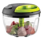 KOHE 600 ml vegetable shredder, 3 blades, green and black