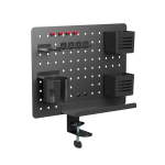 Activejet APB-002B desk organiser &ndash; rotating perforated board, matt black