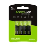 Green Cell GR02 majapidamisaku Laetav AA nikkel-metallh&uuml;driid (NiMH) aku