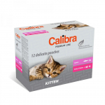 CALIBRA Cat Premium kassipoegade mitmikpakk - m&auml;rgtoit kassidele - 12 x 100 g