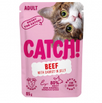 CATCH Beef and carrot in jelly - wet cat food - 85g