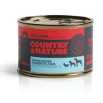COUNTRY&NATURE Beef with vegetables Mono - wet dog food - 410g