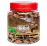 O'CANIS Fitness-Bits Plus hirveliha rohelise teega - koeratoit - 400g