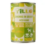 TILLO Chunks in gravy Game - wet dog food - 415g