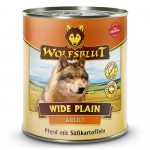 WOLFSBLUT Wide Plain hobuseliha maguskartuliga - m&auml;rg koeratoit - 800g