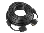 Lanberg CA-VGAC-10CC-0100-B VGA kaabel 10 m VGA (D-Sub) Must