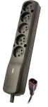 LESTAR LZ-530 BW G-A K.:CZ 1,5M IEC320 toitepikendus 1,5 m 5 vahelduvvoolu pistikupesa Siseruumidesse must