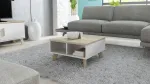 Cama LOTTA 60 kohvilaud valge/sonoma tamm