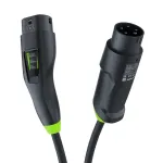 Green Cell Habu EVGC01 mobiilne elektriautode laadija 11 kW 7 m Type 2 CEE seinale kinnitatav karp must
