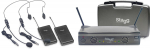Stagg SUW 50 HH FH EU UHF true diversity wireless headset system with 2 channels Black