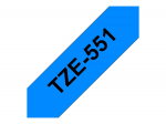 BROTHER TZE551 tape black/blues 24mm 8m