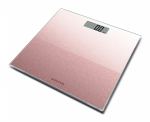 Salter 9037 RGGL3RCFXTE Glitter Glass Personal Bathroom Scale Rose Gold