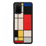 MAN&WOOD &uuml;mbris Galaxy S20+ telefonile, must, Mondrian Wood