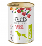 4VETS Natural Allergy Lamb Dog - m&auml;rg koeratoit - 400 g