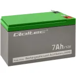 Qoltec 53030 AGM battery | 12V | 7Ah