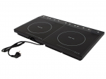 Induction cooker, two-burner adjustable hob, 2000W + 2000W BLOW