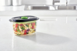 FoodSaver FFC022X toidu hoiukarp ovaalne karp 1,2 l must, l&auml;bipaistev 1 tk