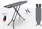 IRONING BOARD 120x38cm PROMIS PKD50 STAR solid with adjustable stability