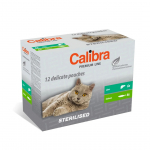 CALIBRA Cat Premium Sterilised - m&auml;rg kassitoit - 12x100g