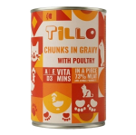 TILLO Chunks in gravy Poultry - wet cat food - 415g
