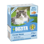 BOZITA Fresh Menu steriliseeritud arktiline paalia - m&auml;rg kassitoit - 370g