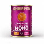 CHAMPER Coat & Skin Monoprotein Beef - m&auml;rg koeratoit - 400g