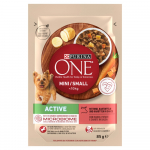 PURINA One Mini/Small Active Beef - m&auml;rg koeratoit - 85g