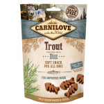 CARNILOVE SEMI-MOIST SOFT SNACK tilliga rikastatud forell - koeratoit - 200 g