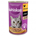 WHISKAS kana kastmes - m&auml;rg kassitoit - 400g